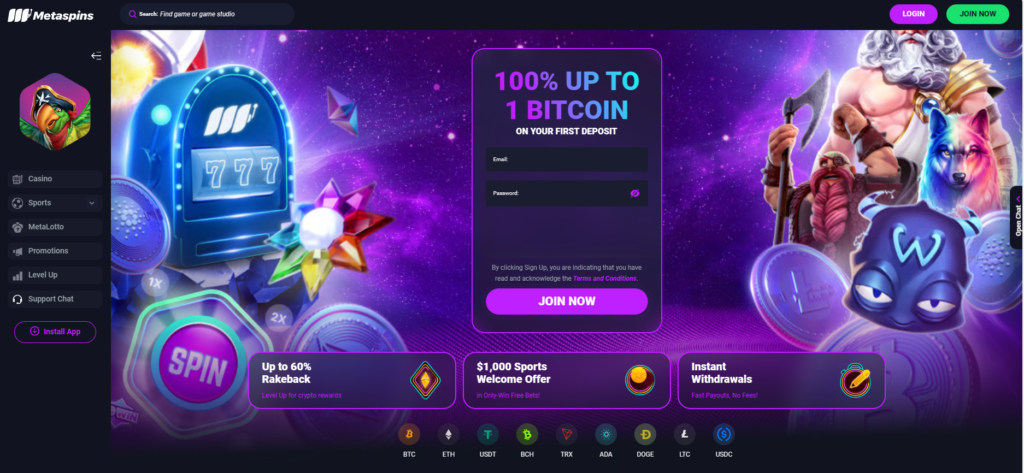 Metaspins Casino Review - image 1